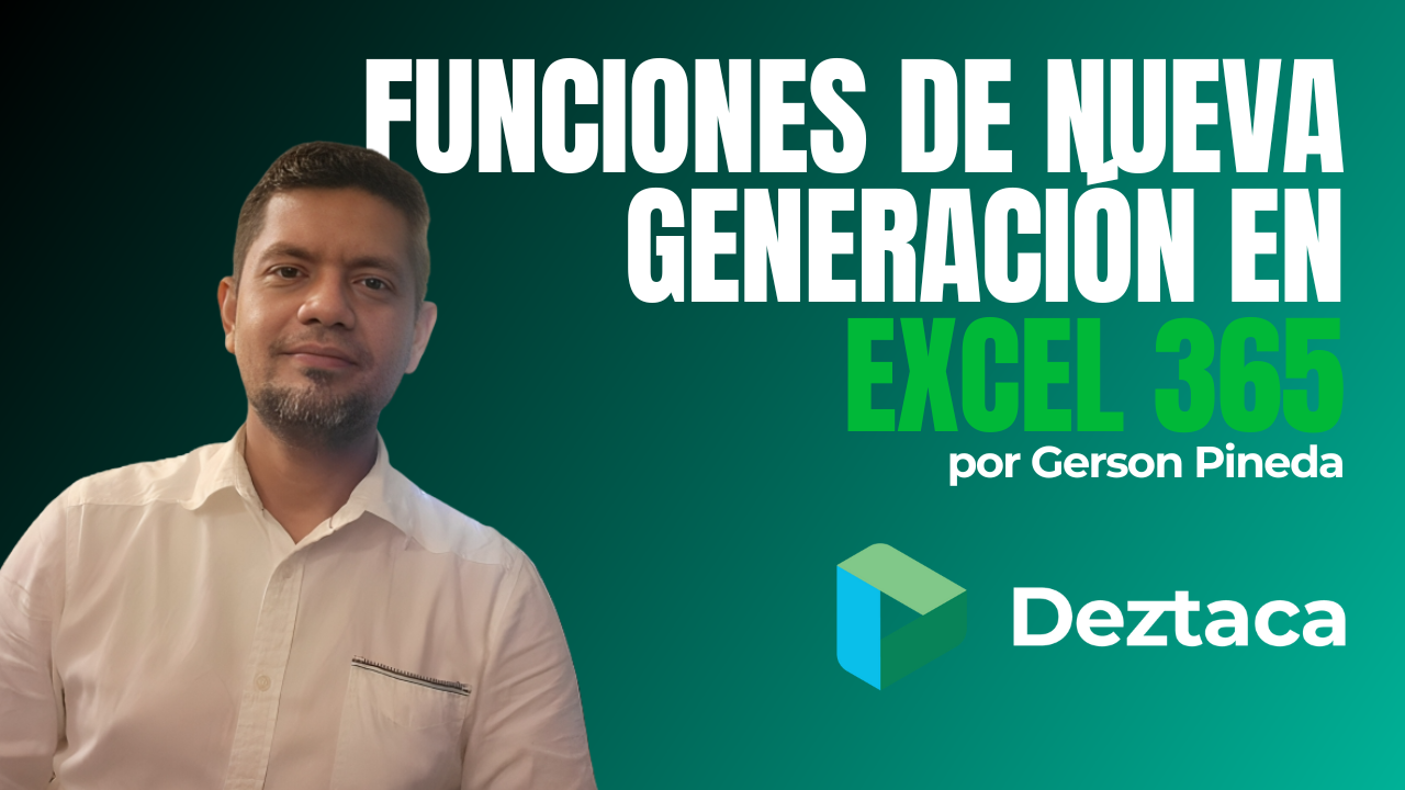 Portada del curso 'Funciones de Nueva Generación en Excel 365'